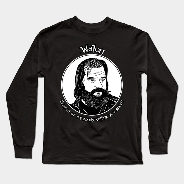 Walon - The Wire Long Sleeve T-Shirt by Black Snow Comics